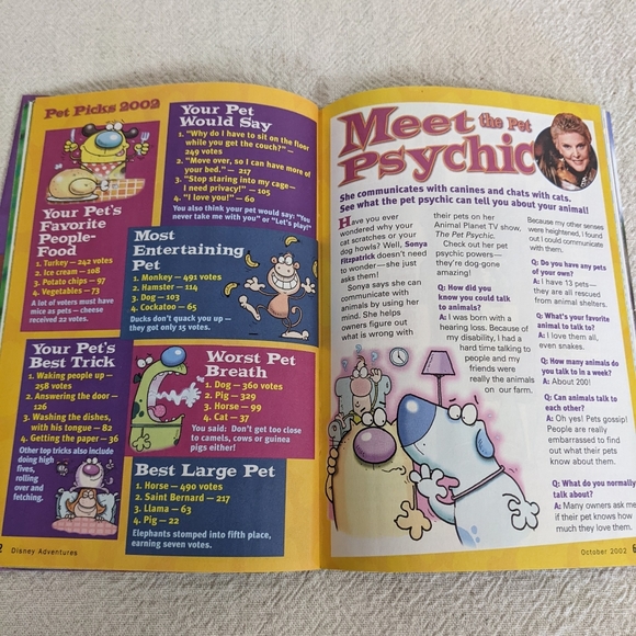 Disney Adventures Magazine 2002 Spider-Man Kim Possible SpongeBob - Picture 2 of 11